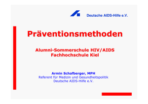 Deutsche AIDS-Hilfe eV - FH-Kiel