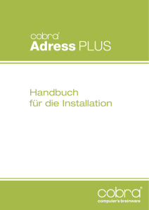 Handbuch für die Installation