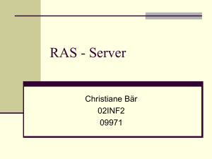 RAS - Server