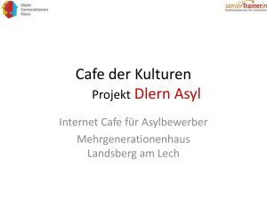 DLernAsyl Präsentation (PPS) - Landsberg - EFI