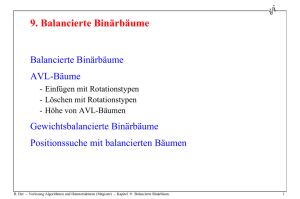 Balancierte Binärbäume - Informatik Uni Leipzig