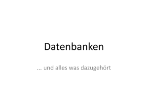 Datenbanken