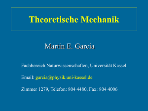 Mechanik - Universität Kassel