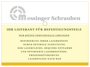 essinger Schrauben - Messinger Schrauben GmbH
