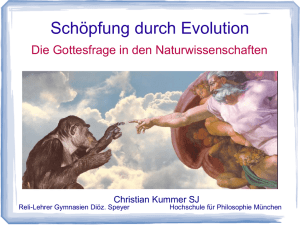 Bedeutungen von `Evolution`