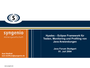 D1_Syngenio - Java Forum Stuttgart