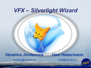 VFX für Silverlight - dFPUG