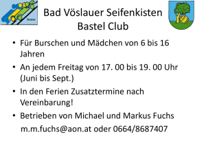 Bad Vöslauer Seifenkisten Bastel Club