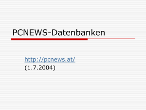 PCNEWS-Datenbanken