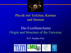 Physik mit Teilchen, Kernen und Sternen