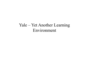 Yale – Yet Another Learning Environment