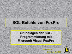 Grundlagen der SQL-Programmierung mit Microsoft - dFPUG