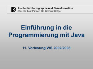 Kein Folientitel - Institut für Geodäsie und Geoinformation der