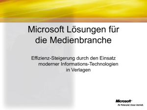 Der Nutzen - Microsoft