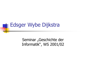 Edsger Wybe Dijkstra