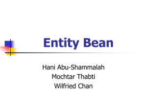 Entity Bean