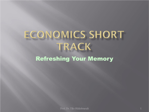 Economics Short Track
