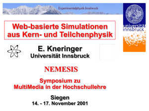 nemesis - Universität Innsbruck