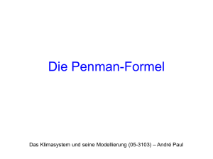 Penman-Formel