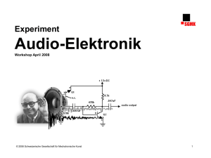 Experiment Audio