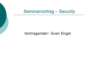 Seminarvortrag – Security