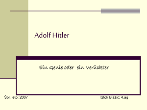 Adolf Hitler - Dijaski.net