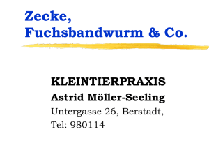 Spulwürmer (18 Folien, 2.6 MB) - Kleintierpraxis Astrid Möller