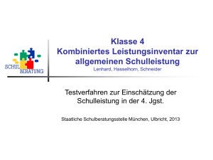 PowerPoint-Präsentation - Staatliche Schulberatung in Bayern