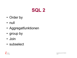 SQL> SELECT * FROM pruefung