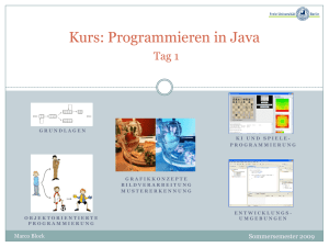 Primitive Datentypen und Ihre Operationen V