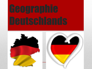 Geographie Deutschlands