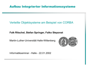 corba - Martin-Luther-Universität Halle
