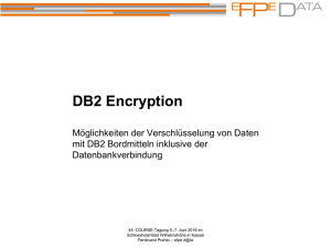DB2 Encryption