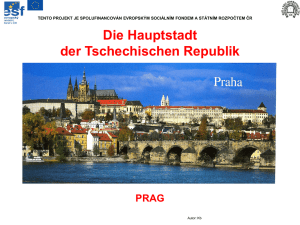 Prag-die Hauptstadt der Tschechischen Republik
