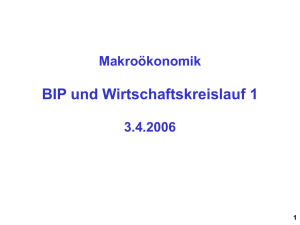 BIP = Wert aller Endgüter, die während einer bestimmten Periode in