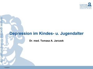 Immer mehr depressive Kinder und Jugendliche..?