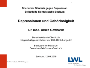 Dr. Ulrike Gotthardt - Selbsthilfe