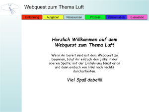 WebQuest "Luft"