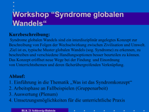 Workshop Syndrome