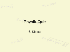 Quiz6Klasse - Physikunterricht.at
