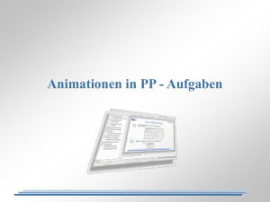 Animationen in PP