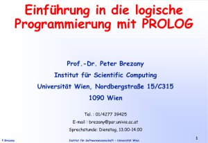 In Prolog - Universität Wien