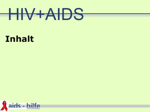HIV und Aids-Präsentation - Aids