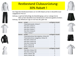 Liebe Clubmitglieder Liebe Juniorinnen und Junioren