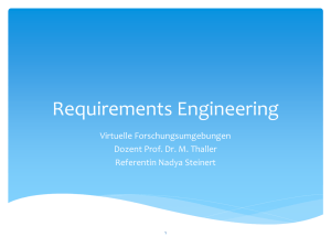 Requirements Engineering - HKI