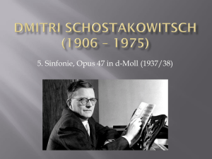 Dimitri Schostakowitsch (1906 * 1975) - j-j.ch