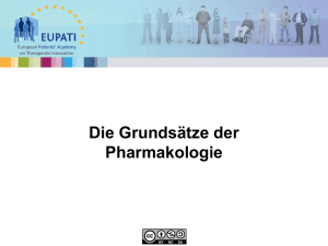 Die Grundsätze der Pharmakologie