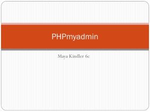 PHPmyadmin
