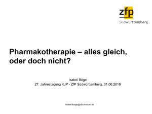 Dr. Isabel Böge - Pharmakotherapie - alles