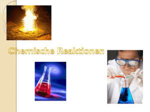 Chemische Reaktionen